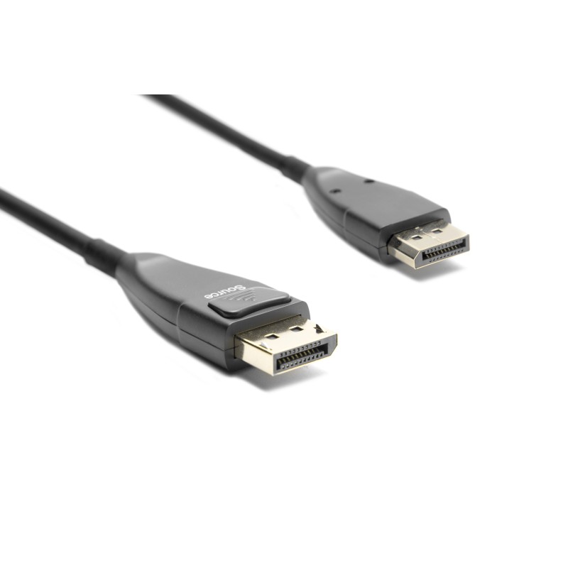 UPTEC - Cordon Displayport 1.4 Optique Actif mâle/mâle - 15m