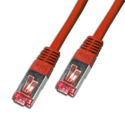 Cordon Cat 6 SSTP Rouge LSOH