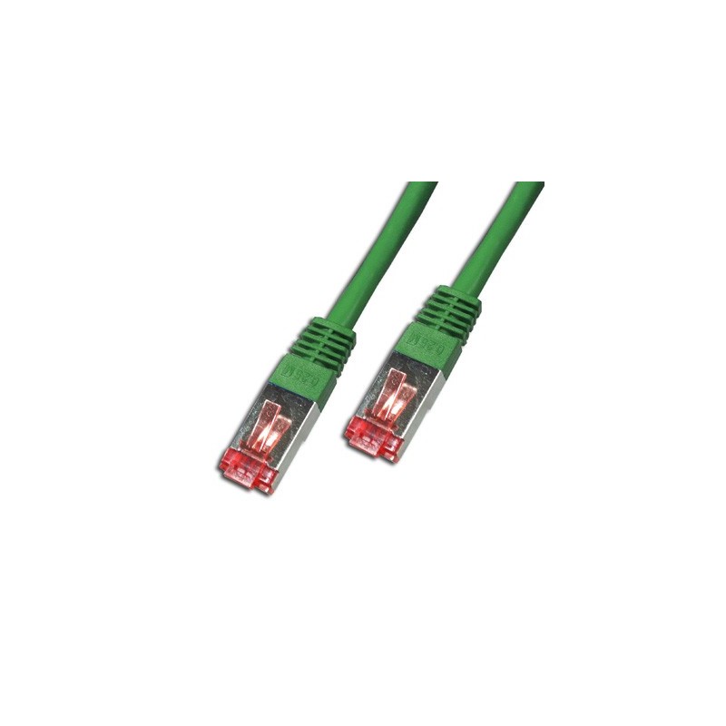 Cordon Cat 6 SSTP Vert LSOH